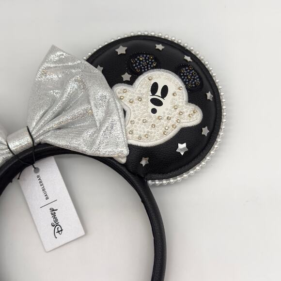 Baublebar Disney Mickey Mouse Ghost Halloween Minnie Headband Ears NEW main image 4